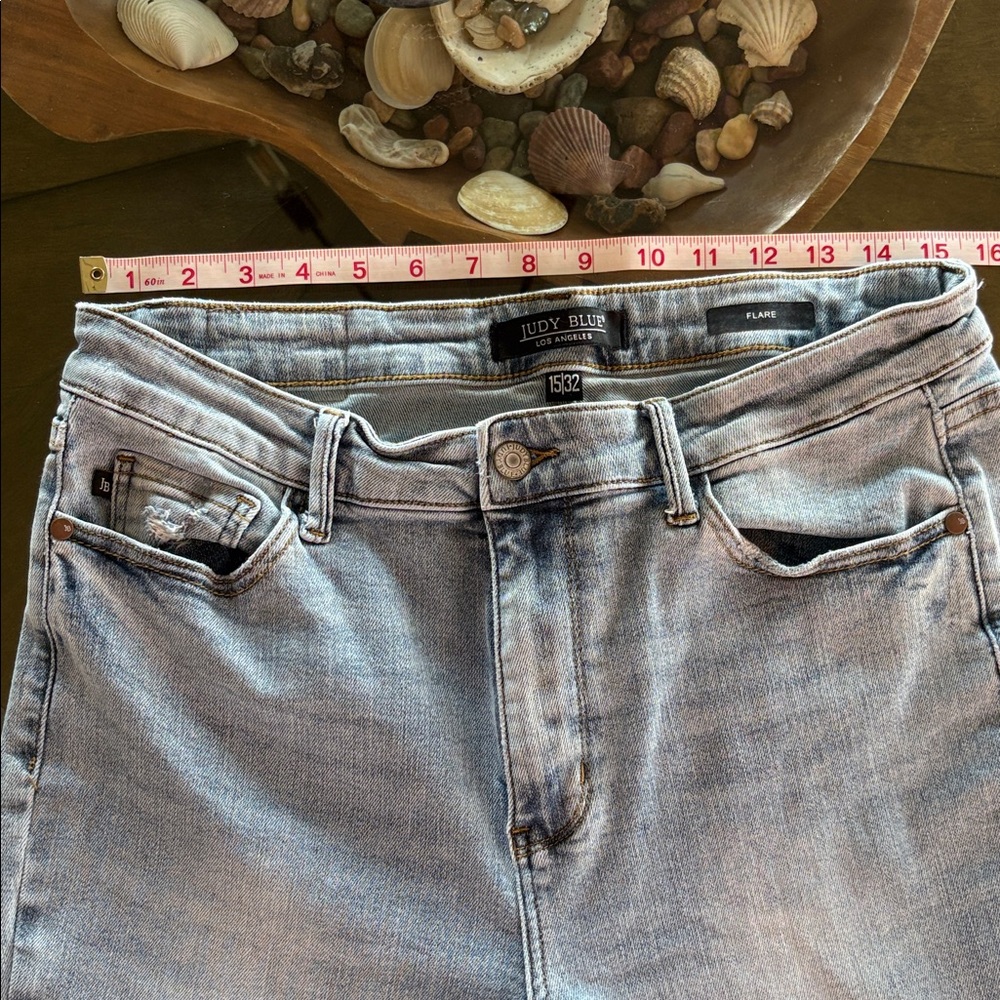Judy Blue Light Wash Flare Denim Jeans